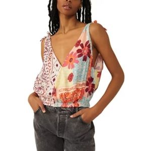 Free People NEW  Tie Shoulder Tank XS
